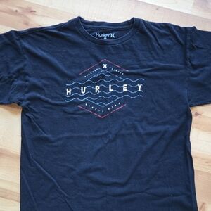 🖤 Hurley Black Tee with Graphic Design